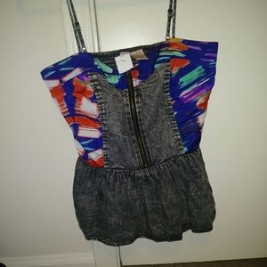Mimi chica Peplum shirt